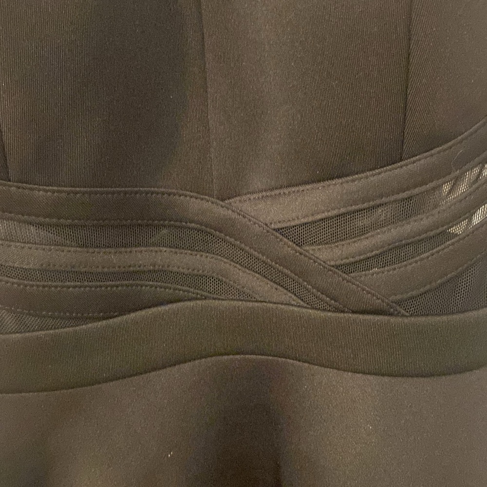 RESERVED Morgan and Company high neck fit and flare dress- 5 - Picture 7 of 14